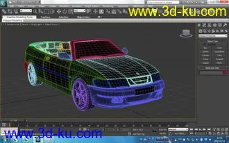3D打印模型Saab汽车一辆的图片