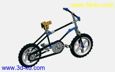 拼装玩具自行车模型的图片1