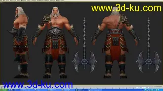 3D打印模型发些自己做的正品！愿文件PSD带图层！的图片