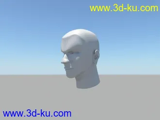 3D打印模型神态人头的图片