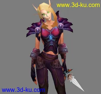 3D打印模型血精灵MM的图片