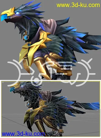 3D打印模型乌鸦之神的图片
