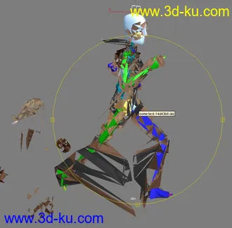 最终幻想模型蒙皮加动作一个，的图片