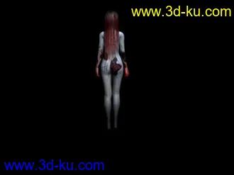 3D打印模型恐怖美女  胆小的不要下哦的图片