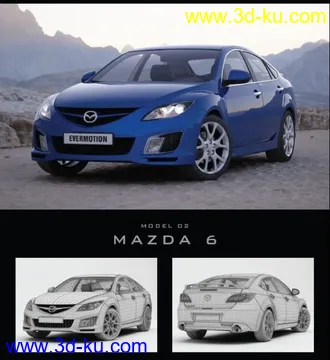 3D打印模型mazda 6的图片
