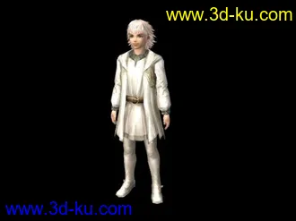 3D打印模型大航海时代OL 男角色 两款的图片