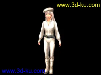 3D打印模型大航海时代OL 女角色 少女体型的图片