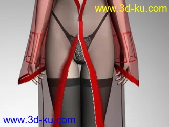 3D打印模型漂亮MM+黑丝+性感透明衣服==出鼻血~！！的图片