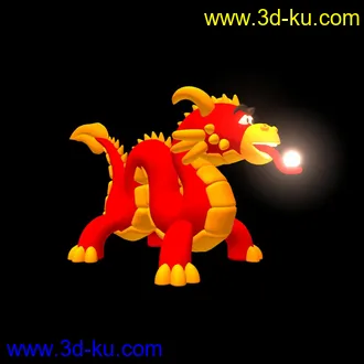 3D打印模型卡通龙的图片