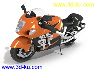 3D打印模型两辆摩托车 男女式各一 呵呵的图片