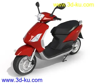 3D打印模型两辆摩托车 男女式各一 呵呵的图片