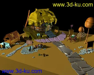 3D打印模型动画游戏场景的图片