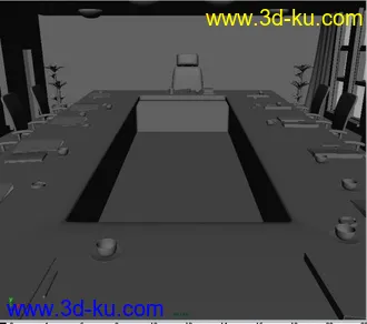 3D打印模型高级会议室的图片
