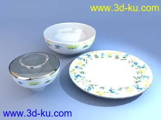 3D打印模型餐具的图片