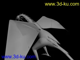 3D打印模型我的第一只龙的图片