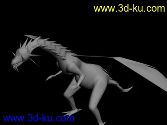 3D打印模型我的第一只龙的图片