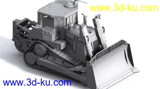 3D打印模型推土机的图片