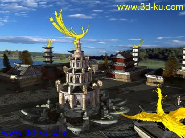 超大古建筑模型的图片2