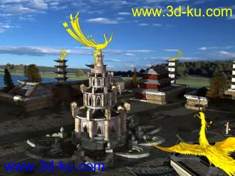 3D打印模型超大古建筑的图片