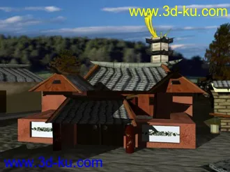 3D打印模型超大古建筑的图片