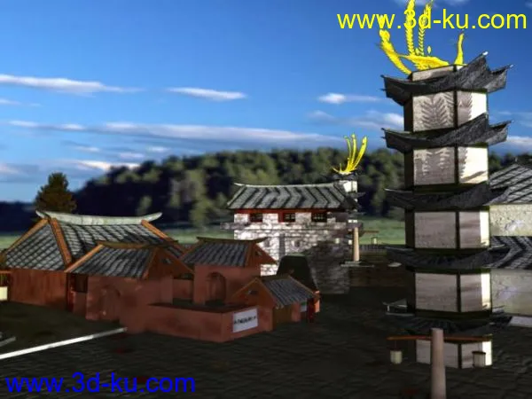 超大古建筑模型的图片4