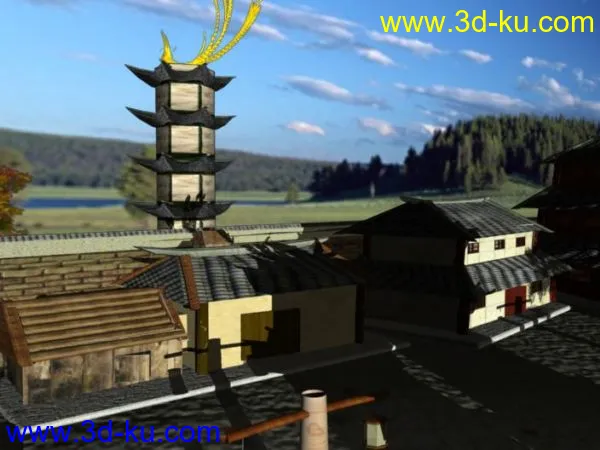 超大古建筑模型的图片5