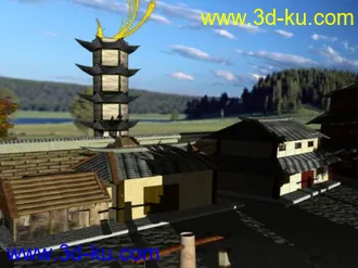 3D打印模型超大古建筑的图片