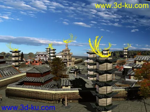 超大古建筑模型的图片6