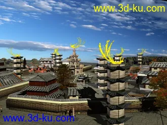 3D打印模型超大古建筑的图片