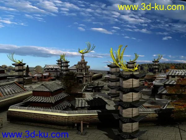 超大古建筑模型的图片7