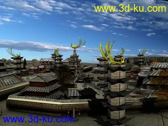 3D打印模型超大古建筑的图片