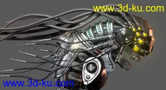 3D打印模型补发 机器人材质 换分的 里面是材质球的图片