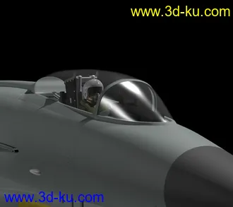 3D打印模型自制 迟来的歼10 飞机高模 (有仪表)的图片