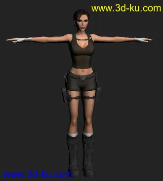 3D打印模型cg model首发-古墓丽影地下世界@Lara的图片