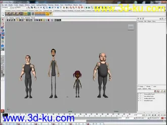 3D打印模型【首发】Morpheus Rig 男女老少角色都有！MAYA动画极品RIG！【申请加精】的图片