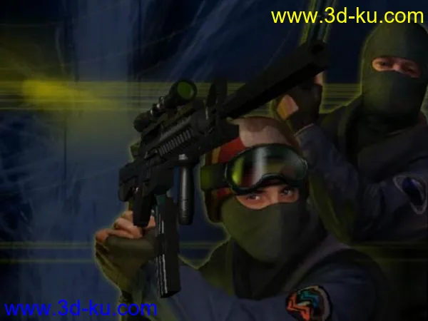 美军M4A1完整配备枪模模型的图片3