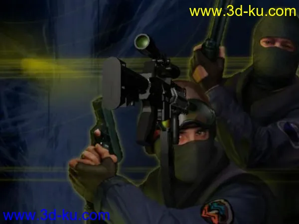 美军M4A1完整配备枪模模型的图片4