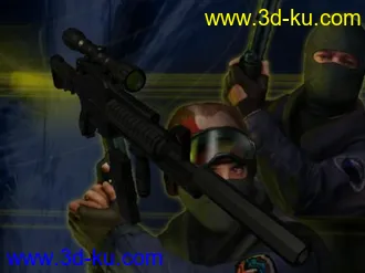 3D打印模型美军M4A1完整配备枪模的图片