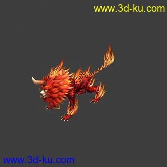 3D打印模型火云兽的图片