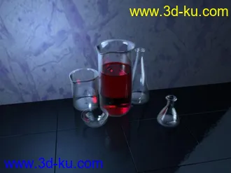 3D打印模型玻璃瓶的图片
