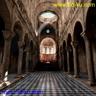 3D打印模型发古教堂了的图片