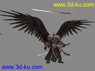 3D打印模型暗黑血统:Destroyer Abaddon 天使形态的图片