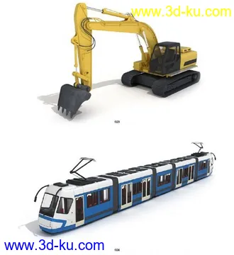 3D打印模型交通工具的图片