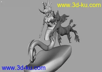 【白夜出品】游戏人物模型的图片