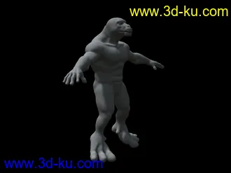 3D打印模型MAYA怪物精模(原创求加精!)的图片