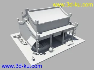 古代建筑模型的图片