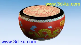 3D打印模型花鼓一个的图片