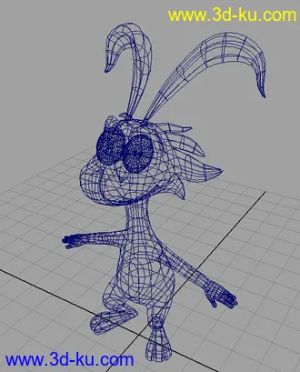 3D打印模型兔子的图片