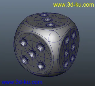 3D打印模型超nb骰子（布线超简洁）的图片