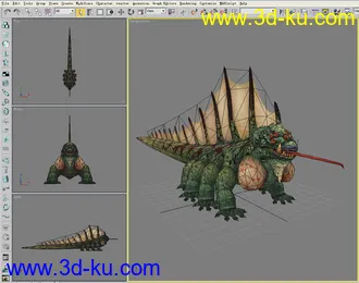3D打印模型PPA出品--蜥蜴怪...申请+分的图片